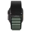 Spigen WBF1 Band Apple Watch 8/9/10/11/SE/Ultra (44/45/46/49 mm) szíj - fekete/zöld