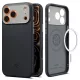 Spigen Nano Pop Mag MagSafe tok Apple iPhone 17 Pro Max készülékhez – Fekete szezám
