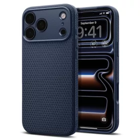   Spigen Liquid Air tok Apple iPhone 17 Pro Max készülékhez – Tengerészkék
