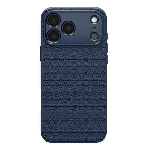 Spigen Liquid Air tok Apple iPhone 17 Pro Max készülékhez – Tengerészkék