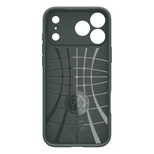 Spigen Liquid Air tok Apple iPhone 17 Pro Max készülékhez – Mélyzöld