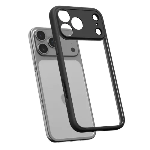 Spigen Ultra Hybrid tok Apple iPhone 17 Pro Max készülékhez – Matt fekete