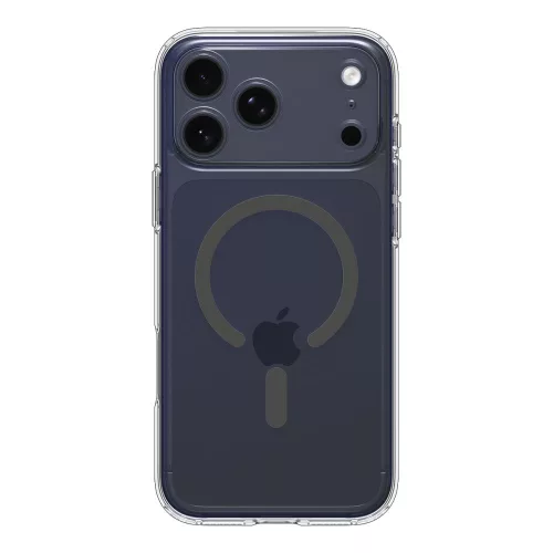 Spigen Ultra Hybrid Mag MagSafe tok Apple iPhone 17 Pro Max készülékhez – Átlátszó/szürke