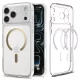 Spigen Ultra Hybrid Mag MagSafe tok Apple iPhone 17 Pro Max készülékhez – Átlátszó/arany