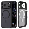 Spigen Ultra Hybrid Mag MagSafe tok Apple iPhone 17 Pro Max készülékhez – Átlátszó/matt fekete