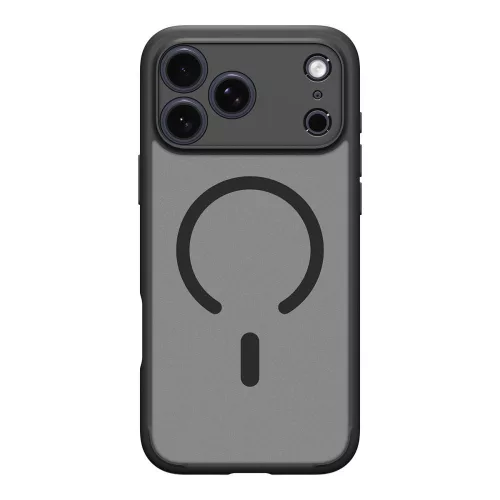 Spigen Ultra Hybrid Mag MagSafe tok Apple iPhone 17 Pro Max készülékhez – Átlátszó/matt fekete