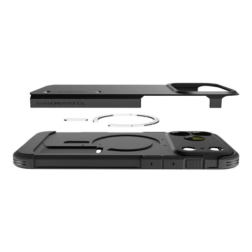 Spigen Tough Armor 'T' Mag MagSafe tok Apple iPhone 17 Pro Max készülékhez – Fekete