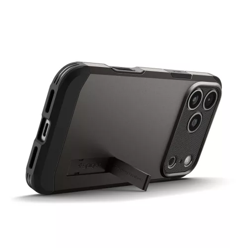 Spigen Tough Armor 'T' Mag MagSafe tok Apple iPhone 17 Pro Max készülékhez – Sötét acél