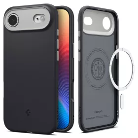   Spigen Nano Pop Mag MagSafe tok, Apple iPhone Air - fekete szezám