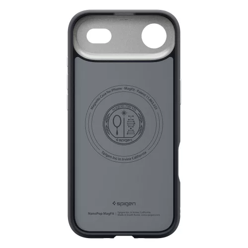 Spigen Nano Pop Mag MagSafe tok, Apple iPhone Air - fekete szezám