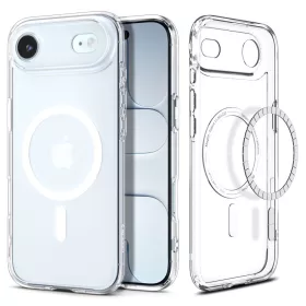   Spigen Ultra Hybrid Mag MagSafe tok, Apple iPhone Air - átlátszó/fehér