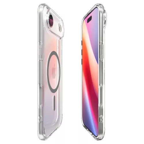 Spigen Ultra Hybrid Mag MagSafe tok, Apple iPhone Air - átlátszó/grafit