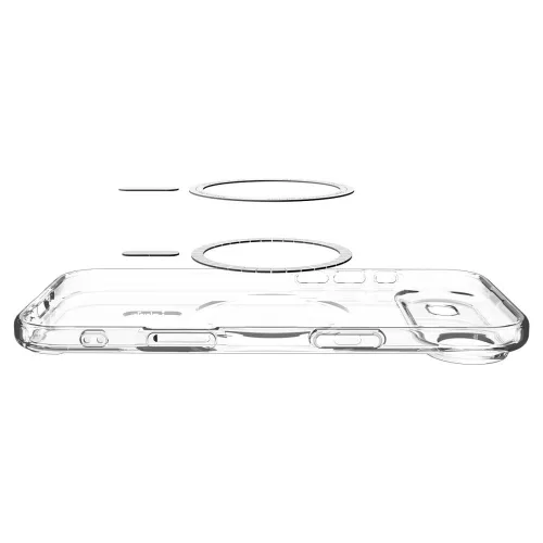 Spigen Ultra Hybrid Mag MagSafe tok, Apple iPhone Air - átlátszó/grafit
