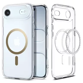   Spigen Ultra Hybrid Mag MagSafe tok, Apple iPhone Air - átlátszó/arany