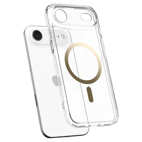 Spigen Ultra Hybrid Mag MagSafe tok, Apple iPhone Air - átlátszó/arany