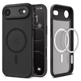   Spigen Ultra Hybrid Mag MagSafe tok, Apple iPhone Air - Frost fekete