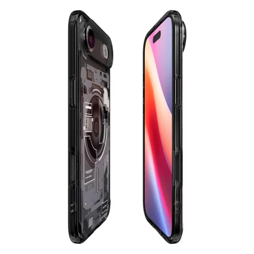 Spigen Ultra Hybrid Mag MagSafe tok, Apple iPhone Air - Zero One fekete
