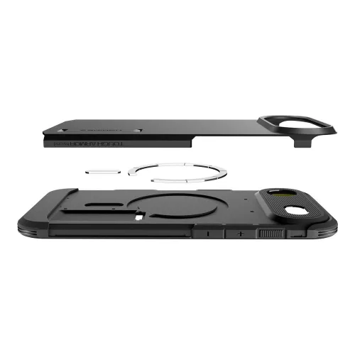 Spigen Tough Armor T Mag MagSafe tok, Apple iPhone Air - fekete