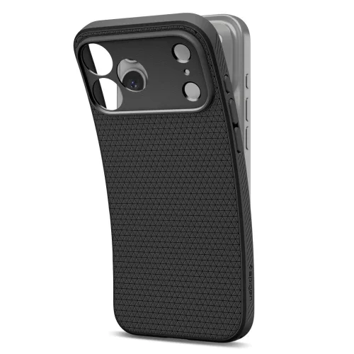 Spigen Liquid Air tok Apple iPhone 17 Pro készülékhez – Matt fekete