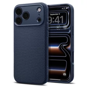   Spigen Liquid Air tok Apple iPhone 17 Pro készülékhez – Tengerészkék