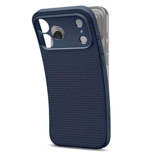 Spigen Liquid Air tok Apple iPhone 17 Pro készülékhez – Tengerészkék