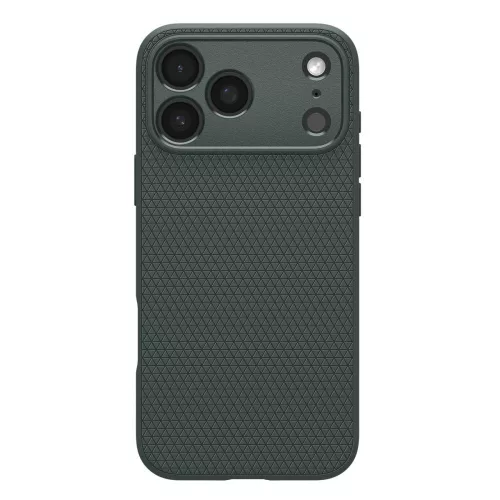 Spigen Liquid Air tok Apple iPhone 17 Pro készülékhez – Mélyzöld