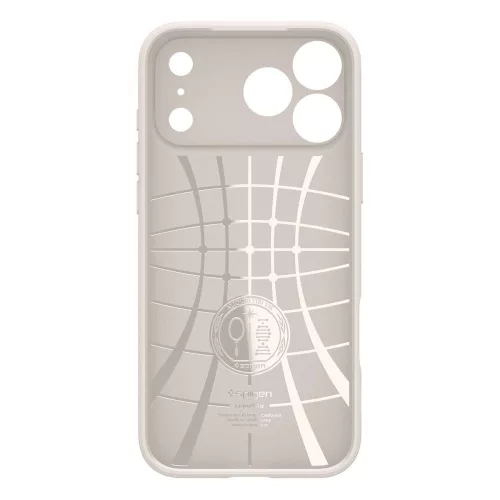 Spigen Liquid Air tok Apple iPhone 17 Pro készülékhez – Természetes titán
