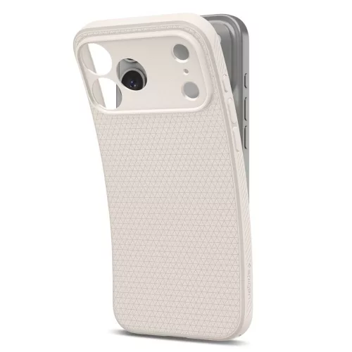 Spigen Liquid Air tok Apple iPhone 17 Pro készülékhez – Természetes titán