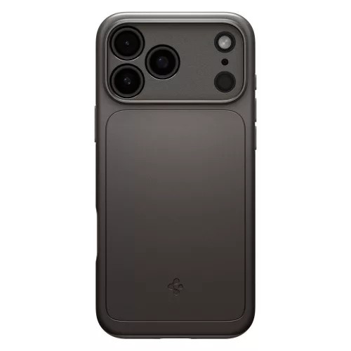 Spigen Thin Fit Mag MagSafe tok Apple iPhone 17 Pro készülékhez – Sötét acél