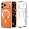 Spigen Ultra Hybrid Mag MagSafe tok Apple iPhone 17 Pro készülékhez – Átlátszó/fehér