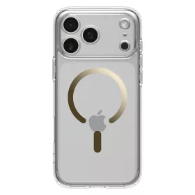   Spigen Ultra Hybrid Mag MagSafe tok Apple iPhone 17 Pro készülékhez – Átlátszó/arany -