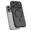 Spigen Ultra Hybrid Mag MagSafe tok Apple iPhone 17 Pro készülékhez – Átlátszó/matt fekete