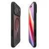 Spigen Ultra Hybrid Mag MagSafe tok Apple iPhone 17 Pro készülékhez – Átlátszó/matt fekete