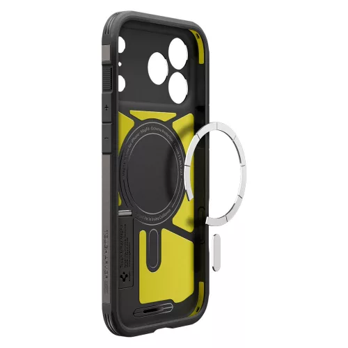 Spigen Tough Armor 'T' Mag MagSafe tok Apple iPhone 17 Pro készülékhez – Sötét acél