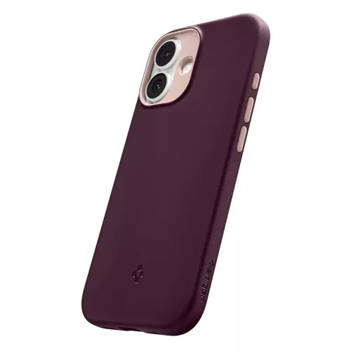 Spigen Nano Pop Mag MagSafe tok Apple iPhone 17 készülékhez – Bordó