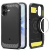 Spigen Rugged Armor Mag MagSafe tok Apple iPhone 17 készülékhez – Matt fekete