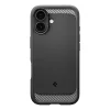 Spigen Rugged Armor Mag MagSafe tok Apple iPhone 17 készülékhez – Matt fekete