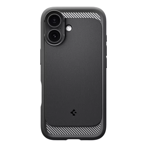Spigen Rugged Armor Mag MagSafe tok Apple iPhone 17 készülékhez – Matt fekete