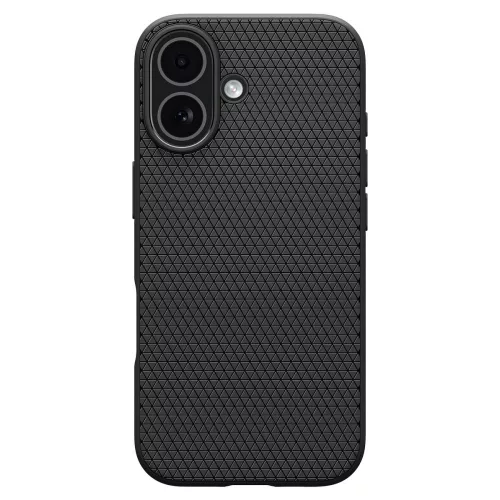 Spigen Liquid Air tok Apple iPhone 17 készülékhez – Matt fekete