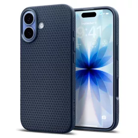   Spigen Liquid Air tok Apple iPhone 17 készülékhez – Tengerészkék