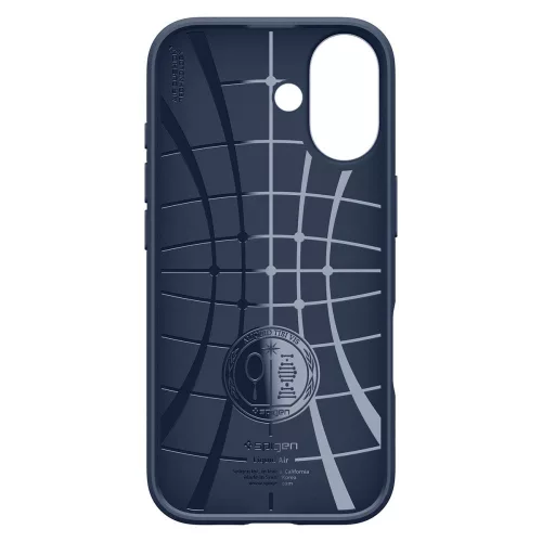 Spigen Liquid Air tok Apple iPhone 17 készülékhez – Tengerészkék