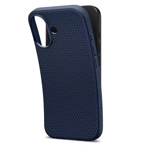 Spigen Liquid Air tok Apple iPhone 17 készülékhez – Tengerészkék