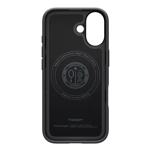 Spigen Thin Fit Mag MagSafe tok Apple iPhone 17 készülékhez – Fekete