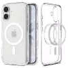 Spigen Ultra Hybrid Mag MagSafe tok Apple iPhone 17 készülékhez – Átlátszó/fehér