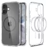 Spigen Ultra Hybrid Mag MagSafe tok Apple iPhone 17 készülékhez – Átlátszó/szürke