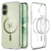 Spigen Ultra Hybrid Mag MagSafe tok Apple iPhone 17 készülékhez – Átlátszó/arany