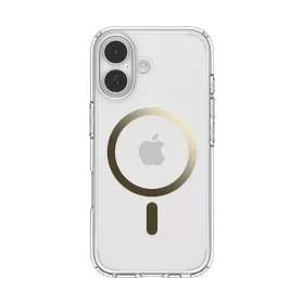   Spigen Ultra Hybrid Mag MagSafe tok Apple iPhone 17 készülékhez – Átlátszó/arany