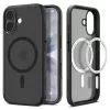 Spigen Ultra Hybrid Mag MagSafe tok Apple iPhone 17 készülékhez – Átlátszó/matt fekete
