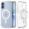 Spigen Ultra Hybrid Mag MagSafe tok Apple iPhone 17 készülékhez – Átlátszó/matt fehér