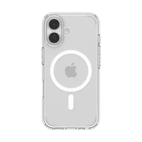   Spigen Ultra Hybrid Mag MagSafe tok Apple iPhone 17 készülékhez – Átlátszó/matt fehér
